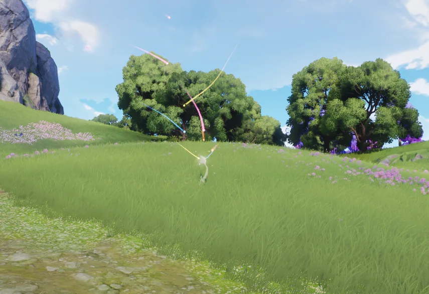 ANIIMO Bloom in the open world used during the Nurture system